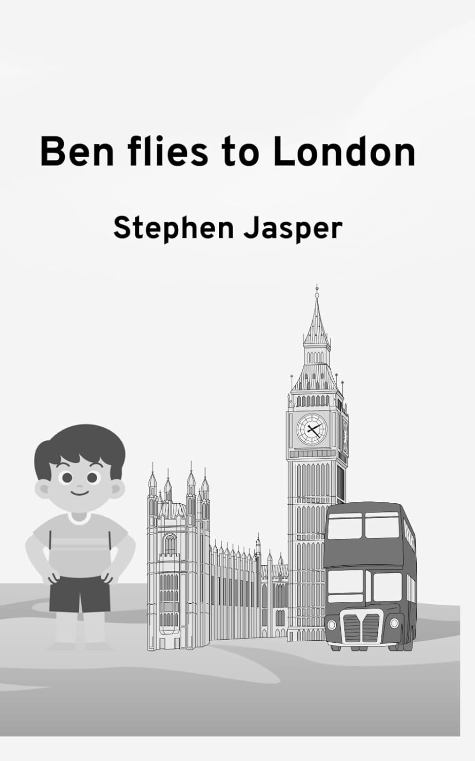 Ben Flies to London colouring-in book